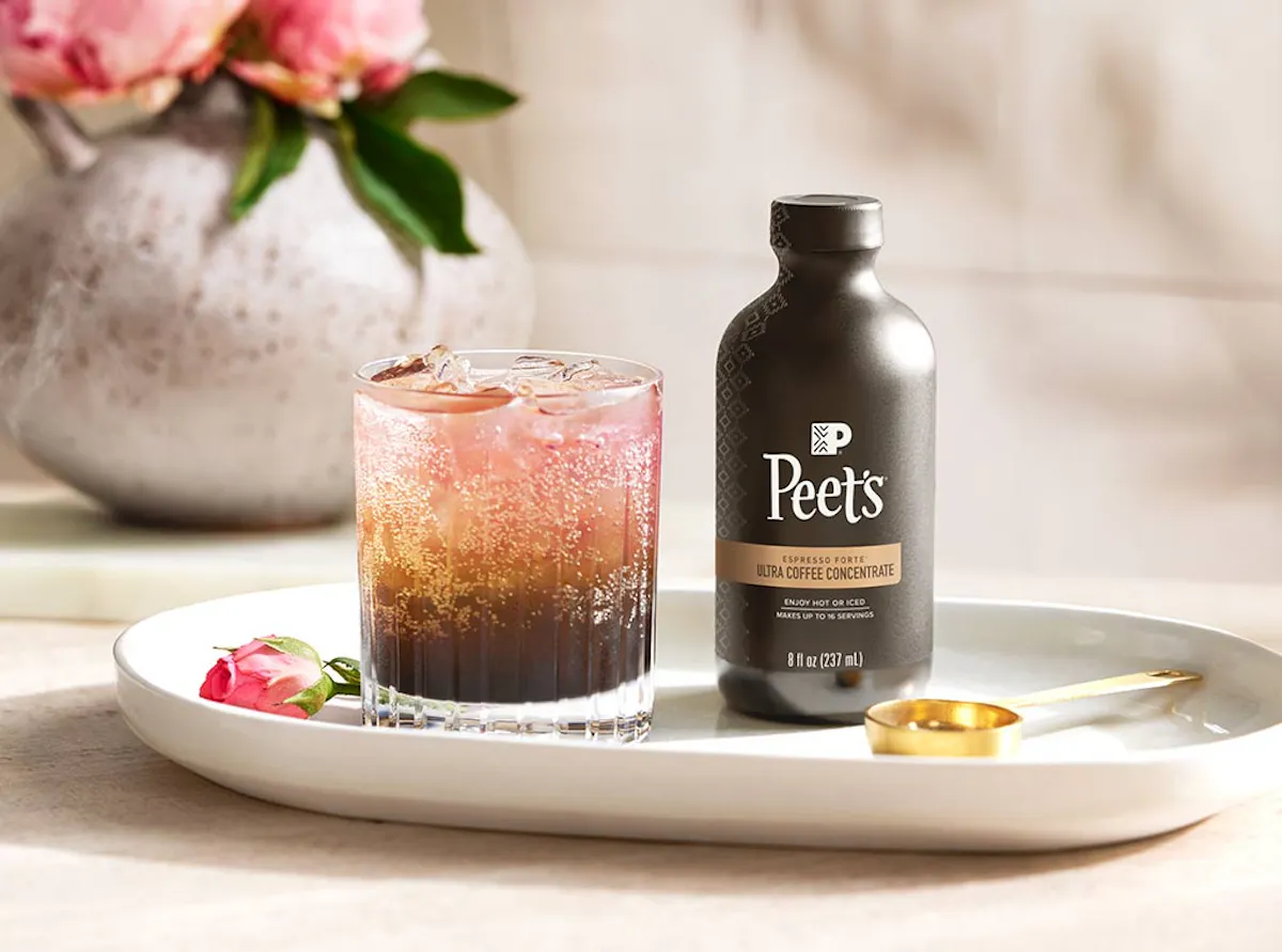 Ultra Sparkling Rose Cold Brew—A Refreshing Floral Coffee Twist