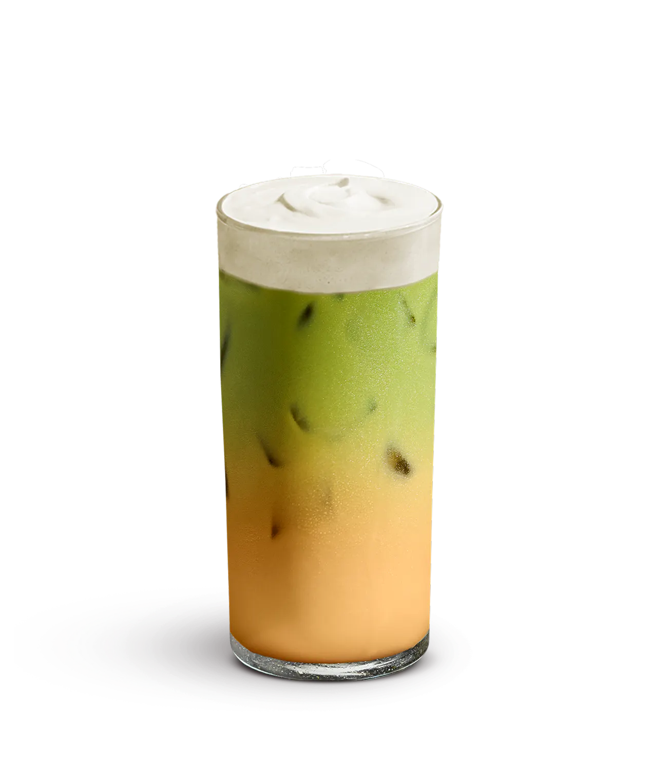 Iced Pumpkin Matcha with Vanilla Dream Top
