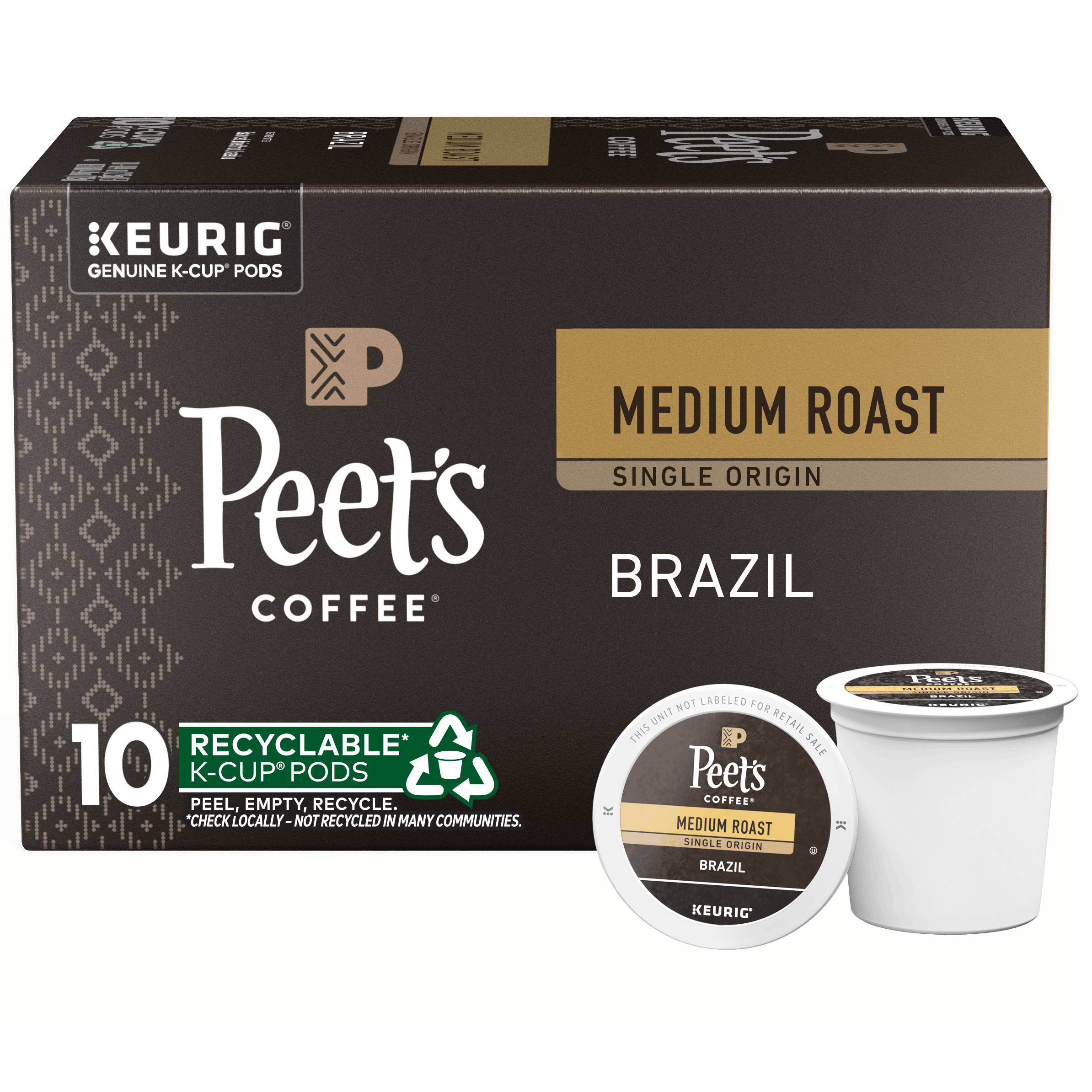 Peet s Decaf Especial K Cup Pods Free Shipping Over 49