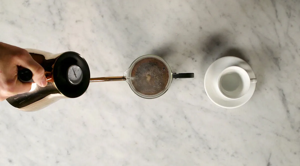 5. Pour