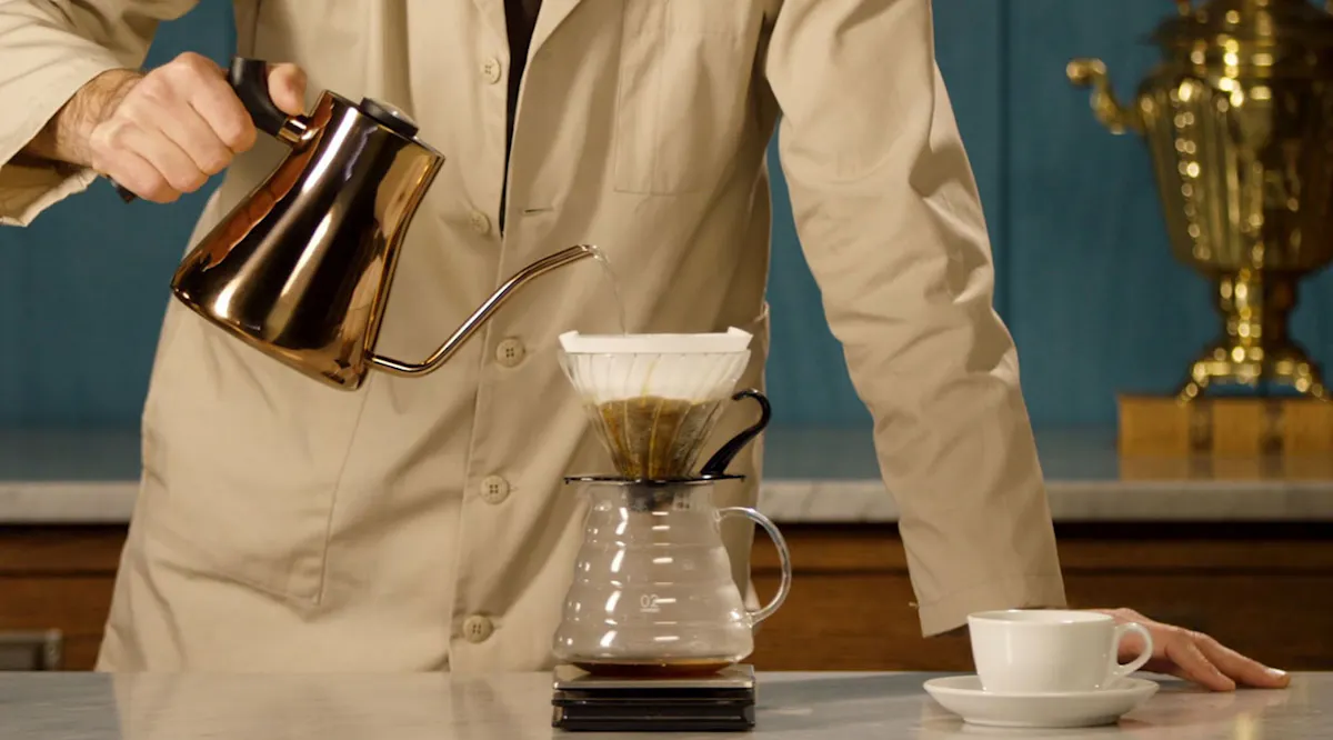 5. Pour