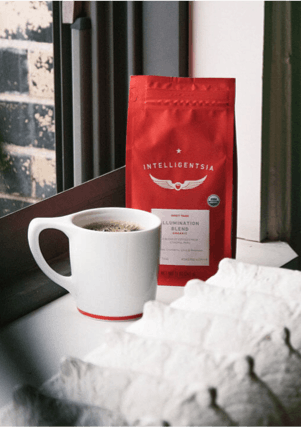OUR COFFEE REVOLUTION 65 A bag of Intelligentsia coffee