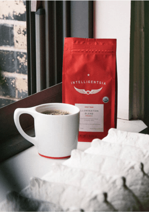 A bag of Intelligentsia coffee