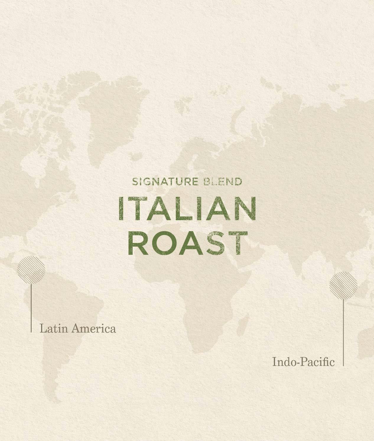 Peet's Coffee Italian Roast Signature Blend Logo