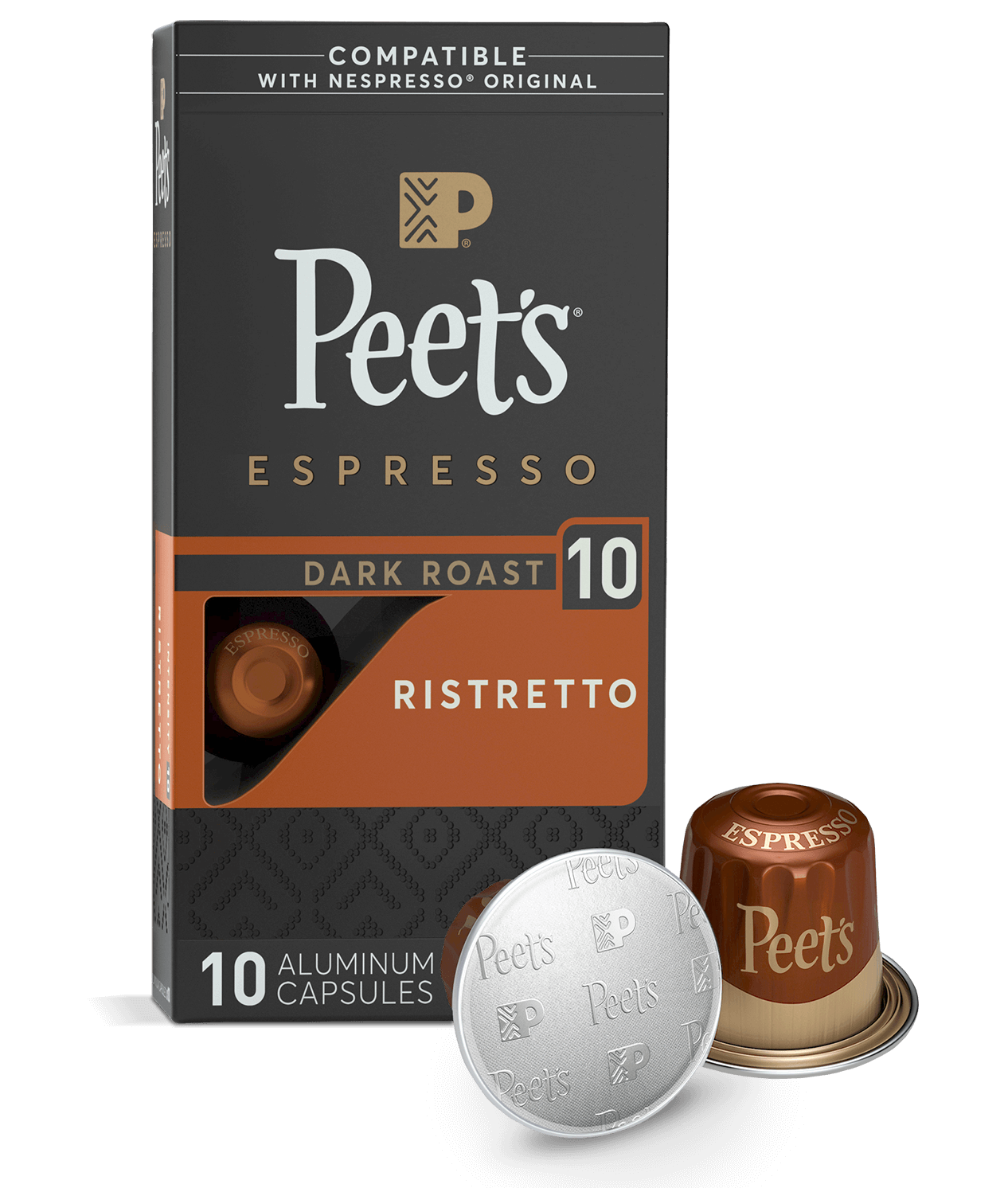 Peet s Decaffeinato Ristretto Nespresso Capsules Peet s Coffee